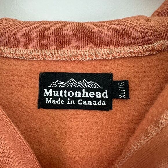 Muttonhead Unisex Cloud Fleece Bamboo Camping Hoodie Terra Cotta - Picture 5 of 13